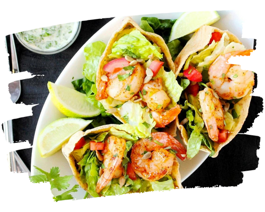 Shrimp Salad Pita Pockets