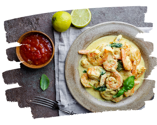 Creamy Tuscan Jumbo Shrimp